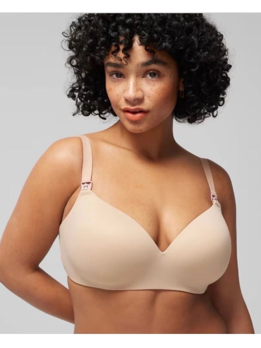 NWT Soma Nursing Wireless Bra Soft Tan 36C